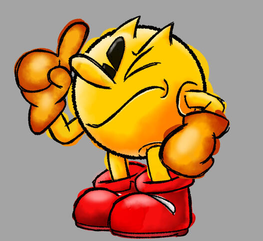 Pac-Man Pencil practice