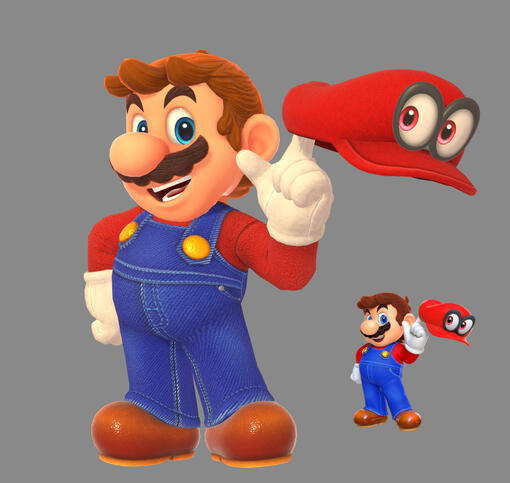 Mario Odyssey render remake